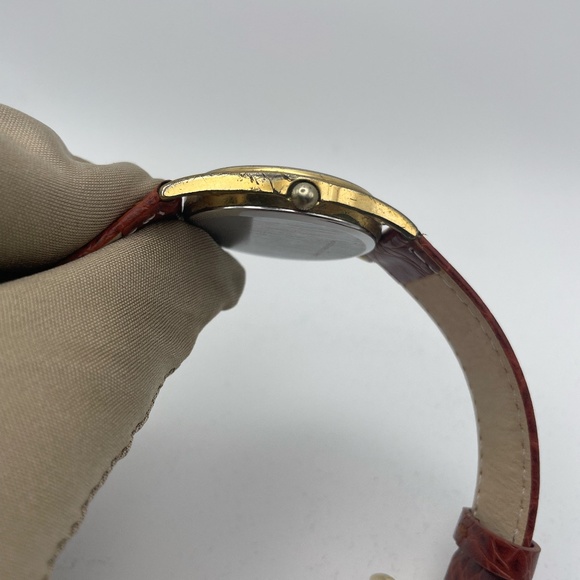 Gold and Brown Men's Watch - Picture 2 of 9